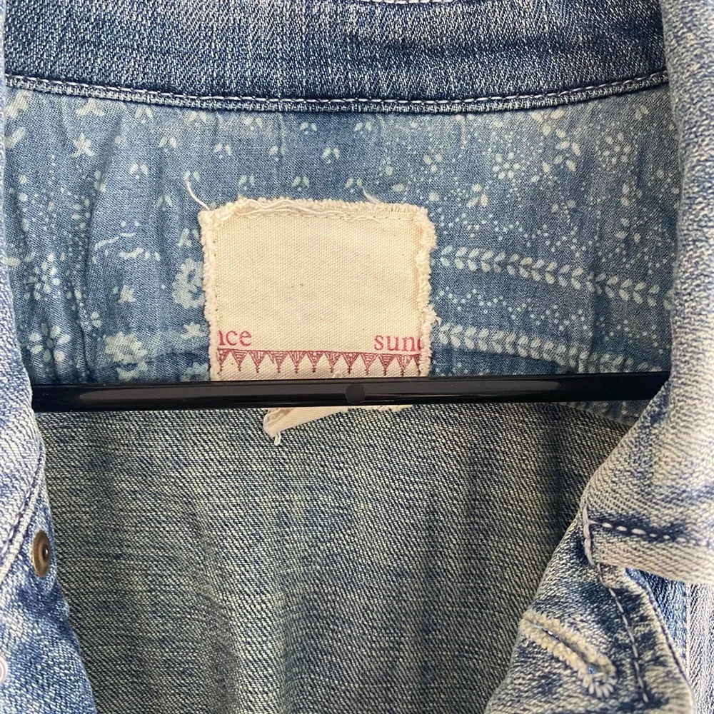 Sundance - denim jean jacket size XL - Picture 4 of 6